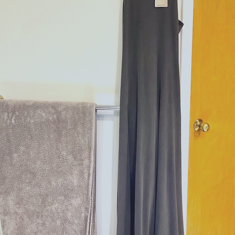 Golden Goose Long Grey Sleeveless dress